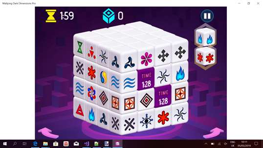 Mahjong Dark Dimensions Pro screenshot 2