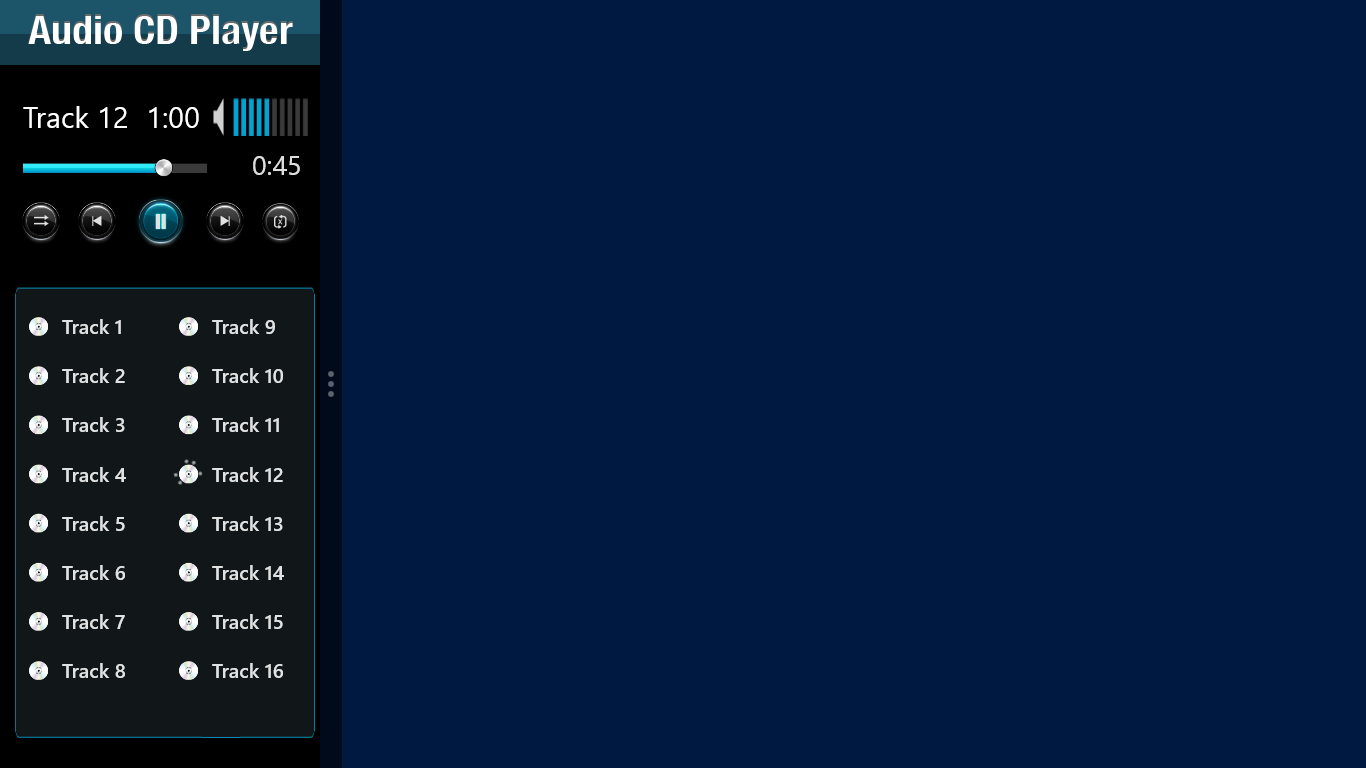 Mobile SmartHub Audio CD Player for Windows 10