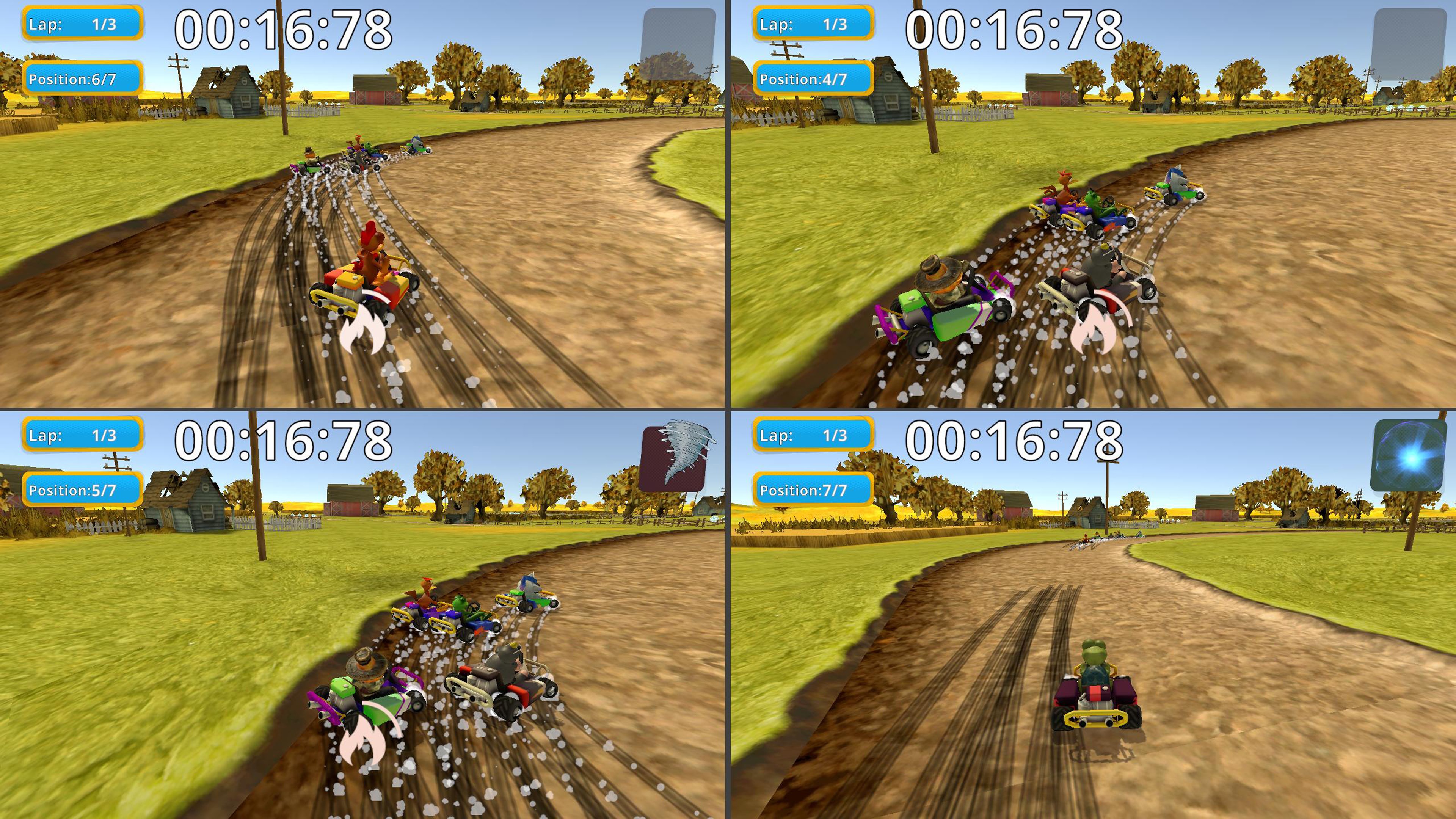 Crazy Chicken Kart 2 — скриншот 5