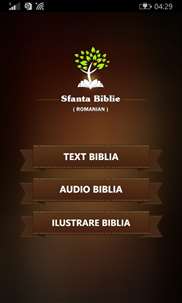 Romanian Holy Bible with Audio screenshot 1