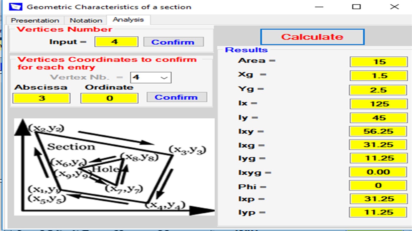 #3. Geometric Characteristics of a Section (Windows) Oleh: BSAIBES Engineering