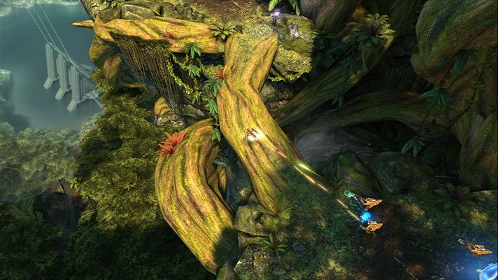 Screenshot: This vibrant jungle overlooks a temple complex abandoned for over a hundred thousand years.