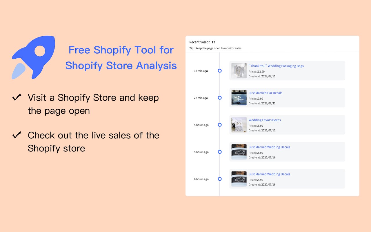 Shopify™ Raise - Shopify™ store analysis tool