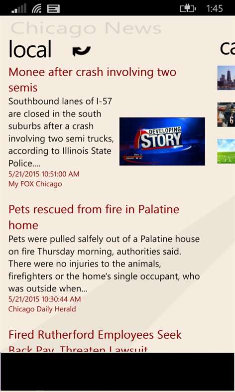 Chicago News Screenshots 1