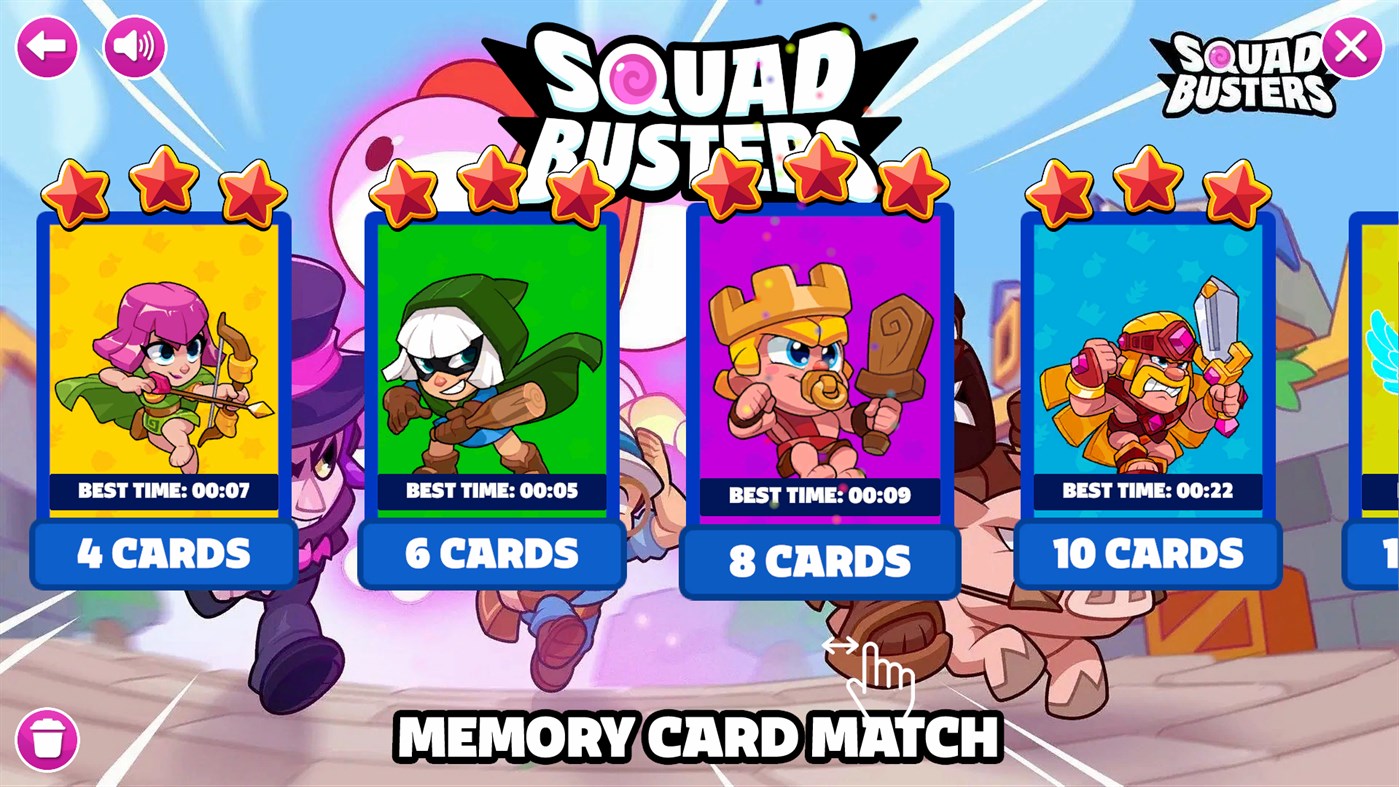 #3. Squad Buster Memory Card Match (Windows) 由: Ken Coloring