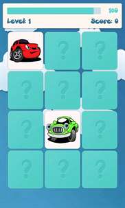 Cars Memory game for kids screenshot 4