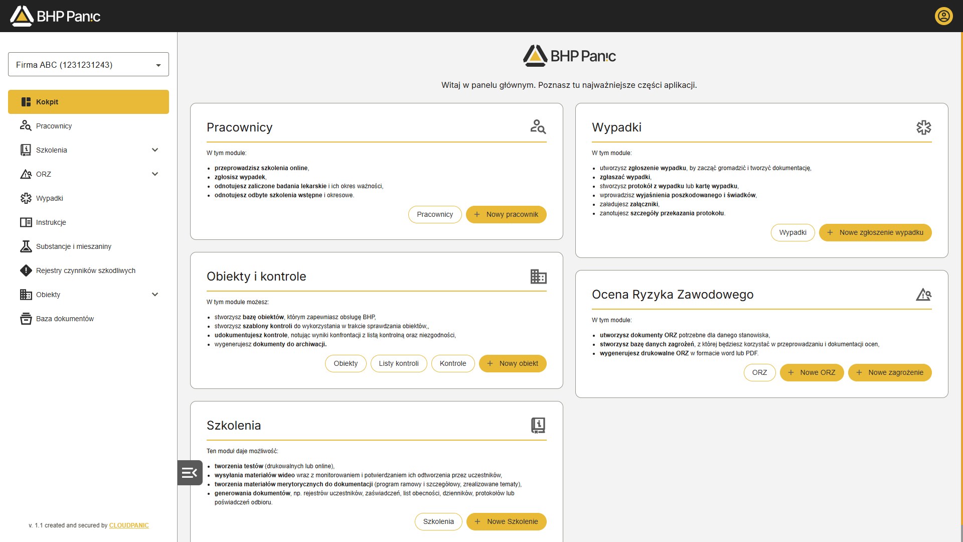 BHP Panic screenshot