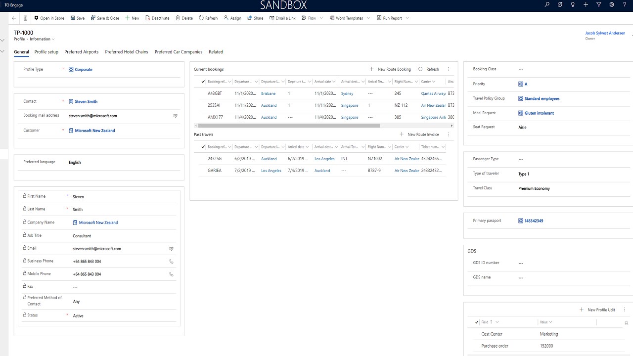 Snapshot 5 of TravelOperations Engage