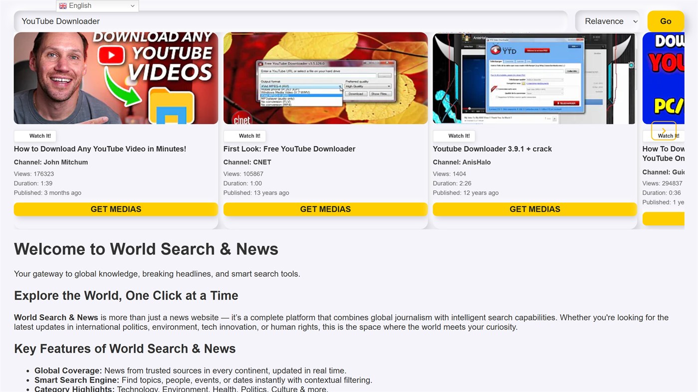 #1. Video.Downloader (Windows) Podle: WVD-VideoDownloaderApp