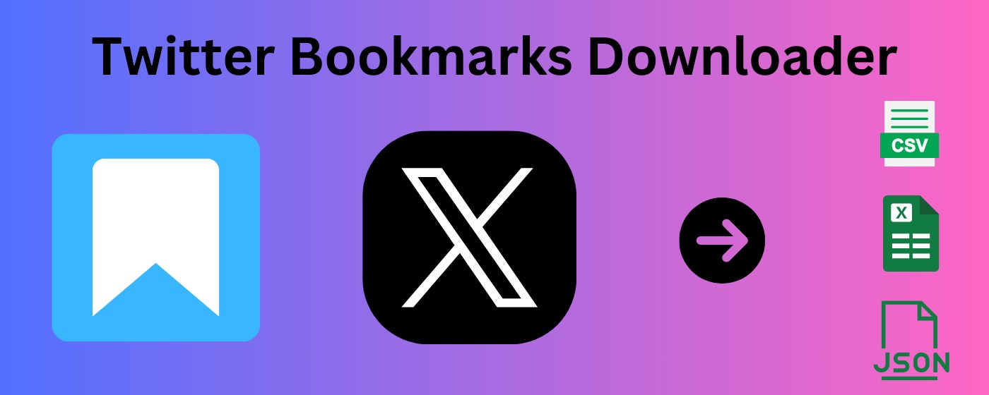 Twitter Bookmarks Downloader - Export X Bookmarks