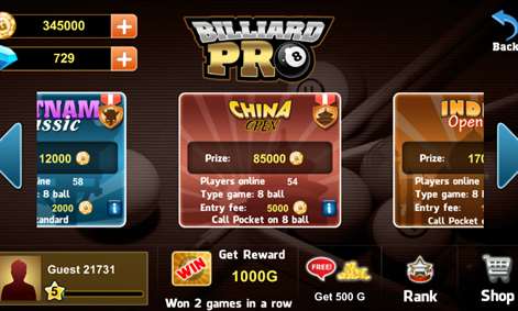 Cơ Thủ Pro - Bida Online Screenshots 1