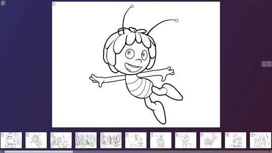 Maya the Bee Paint screenshot 2