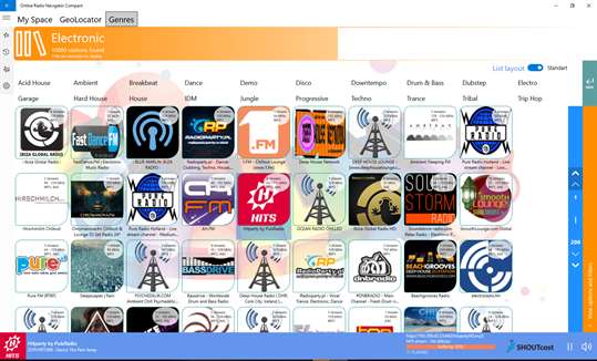 Online Radio Navigator Compact screenshot 5