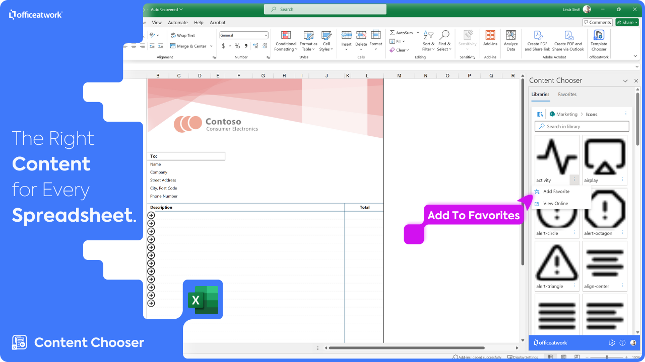 Snapshot 6 of officeatwork | Content Chooser User Subscription