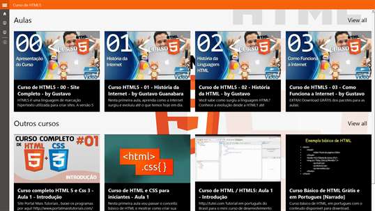 Curso de HTML5 screenshot 1