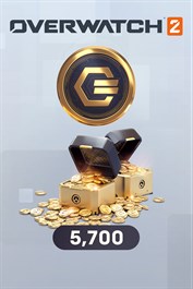 Overwatch® 2 — 5000 (+700 de bónus) moedas de Overwatch