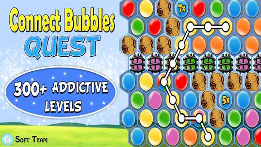 Connect Bubbles Quest screenshot 1