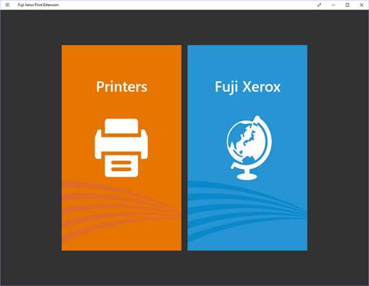 Fuji Xerox Print Extension screenshot 1