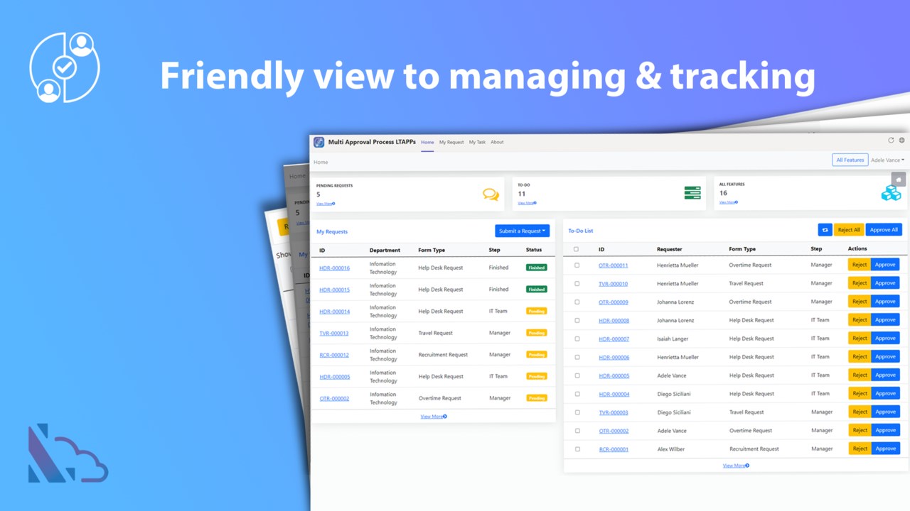 Snapshot 2 of Multi Approval Process for Apps