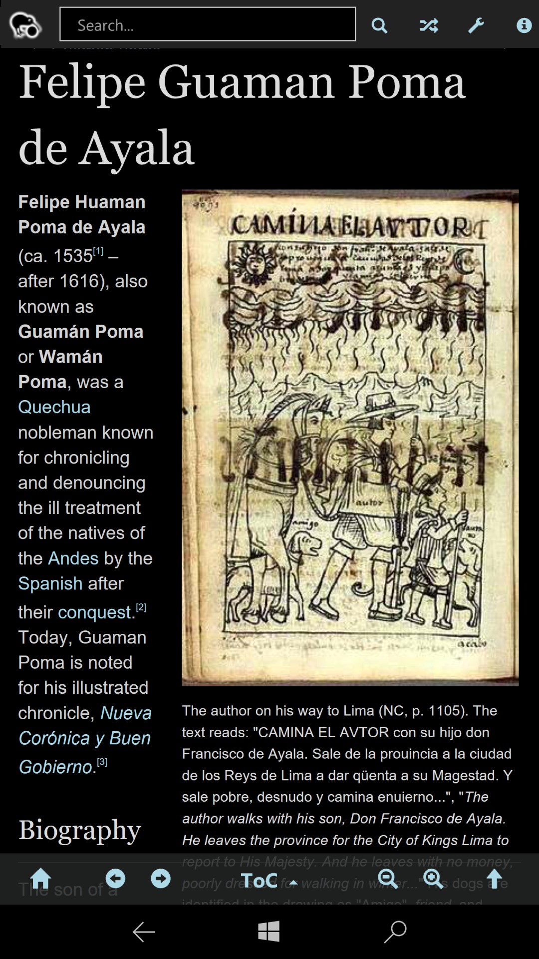 Dark Mode Wikipedia article