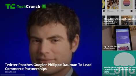 Capture d’écran : Homepage