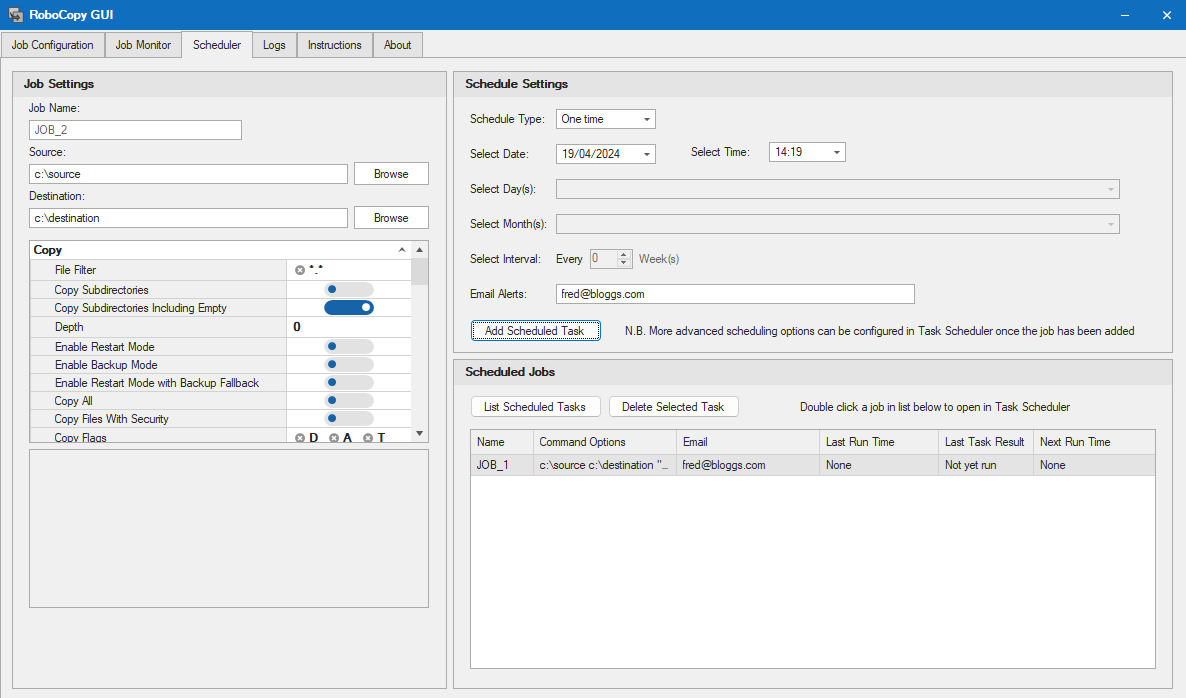 RoboCopy GUI - Microsoft Apps