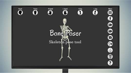 Bone Poser - 3D skeleton pose tool screenshot 1