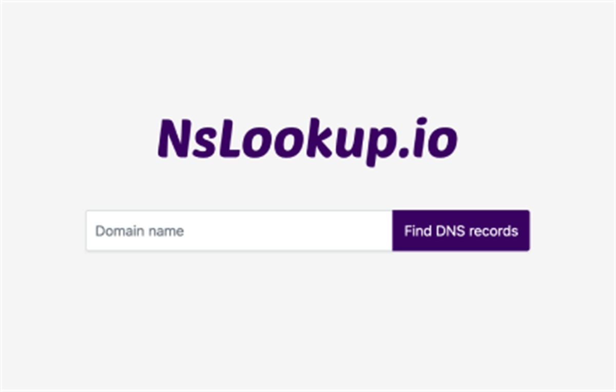 NsLookup - Find DNS Records