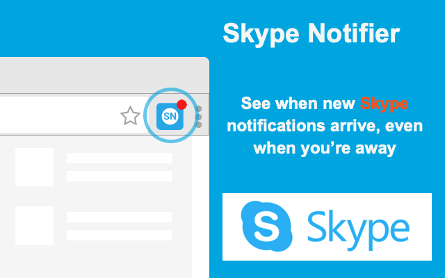 Skype Web - Notification for Skype Web