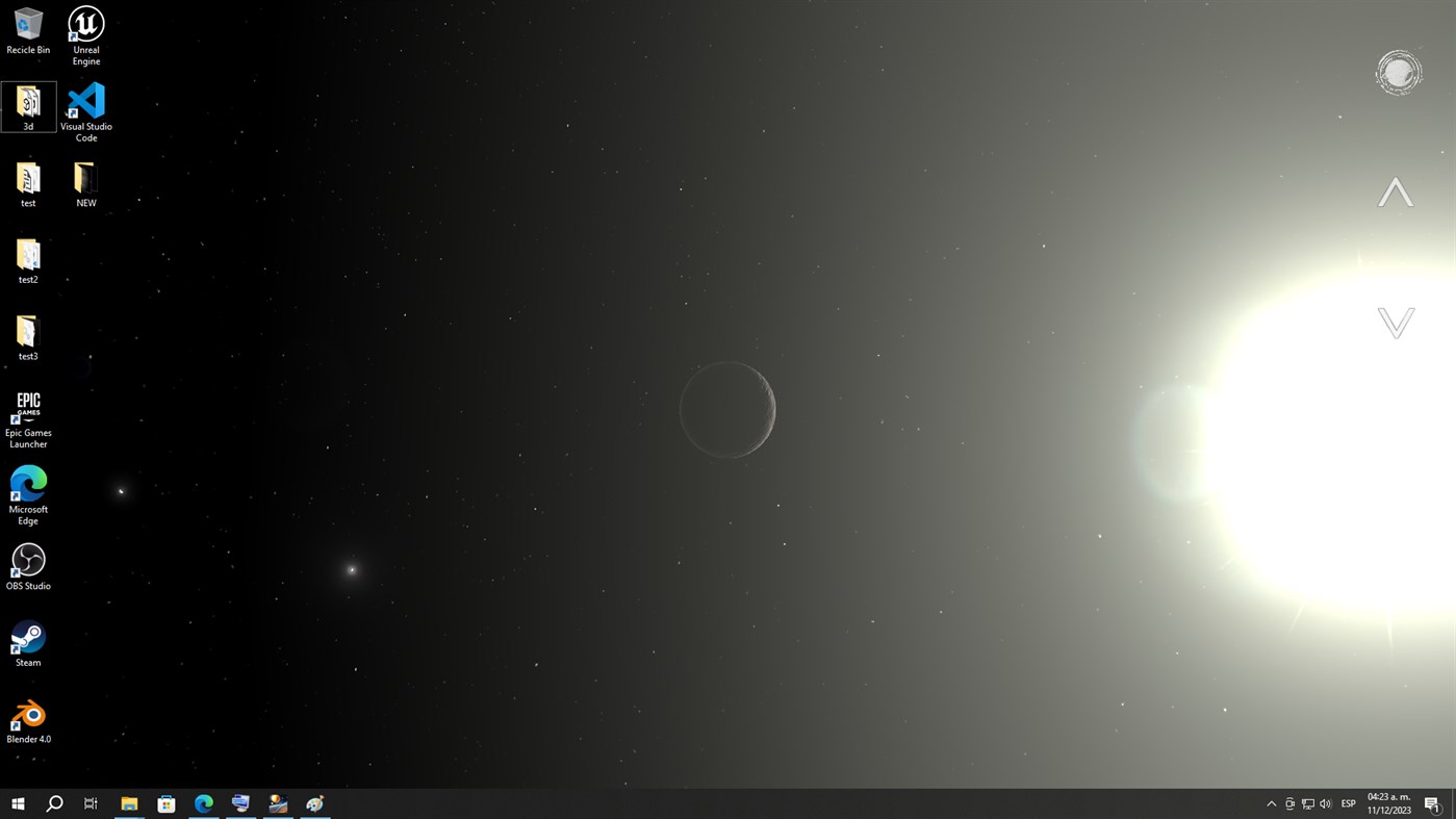 #10. Solar System Real Live Wallpaper Interactive (Windows) 来自: Husky Estudio Soft