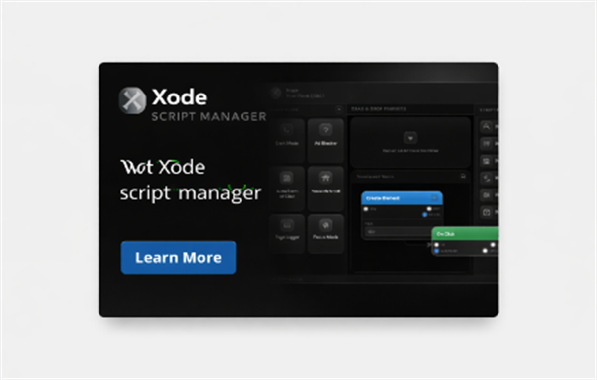 Xode — Script Manager