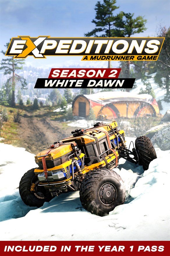 Expeditions: A MudRunner Game - Season 2: White Dawn Xbox Series X|S and Xbox One cover art