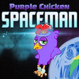 Aperçu Violet Poulet Astronaute