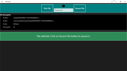 File Secure screenshot 3
