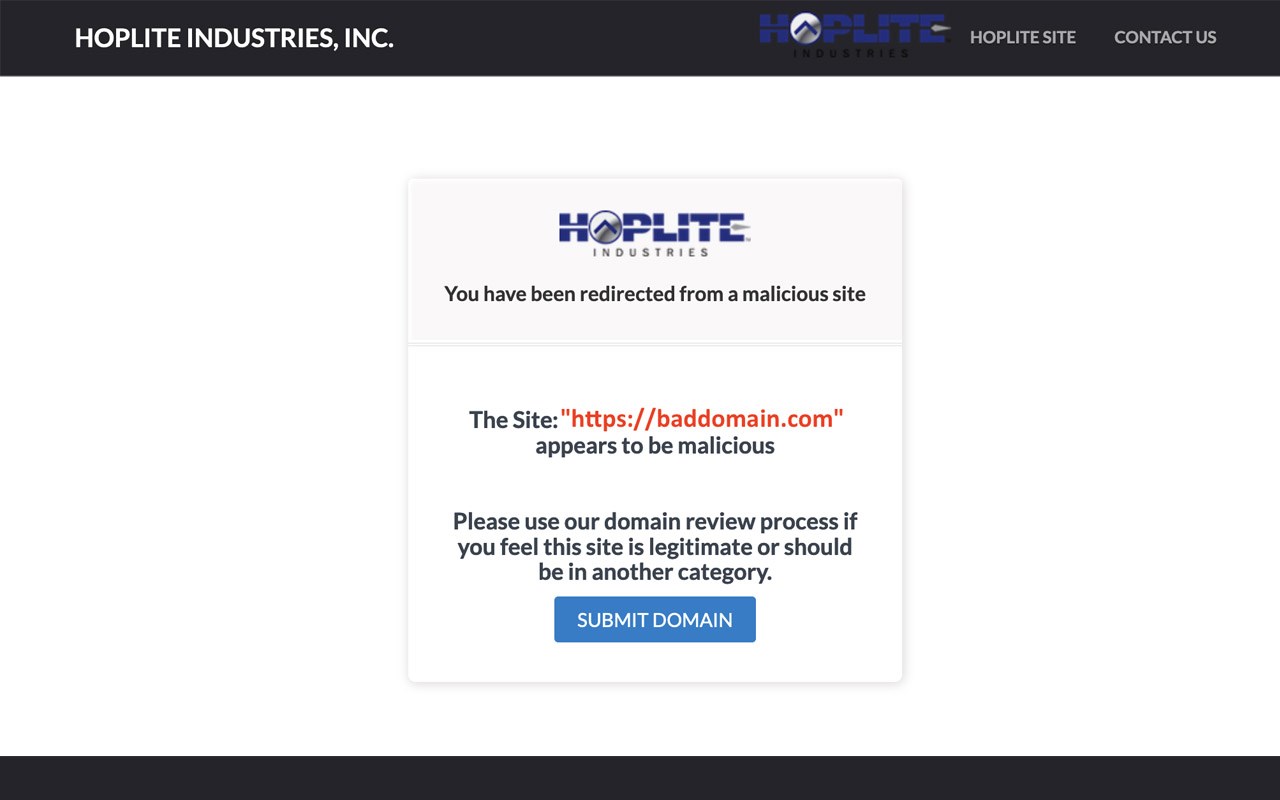 Hoplite Browser Security
