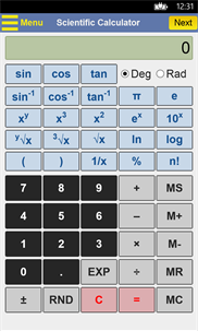 Calculator and Converters screenshot 1