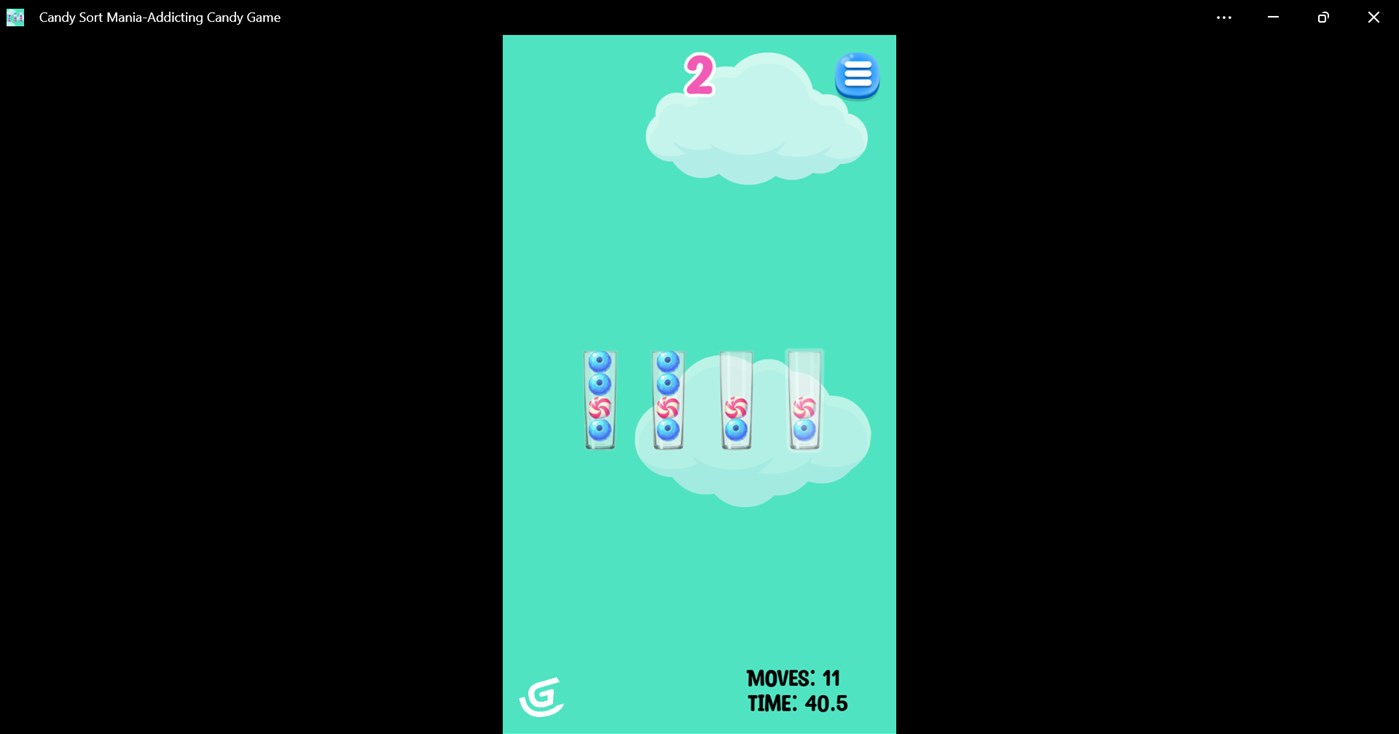#4. Candy Sort Mania-Addicting Candy Game (Windows) Oleh: pubteamsix