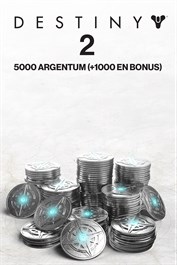 5000 (+ 1000 en bonus) Argentum de Destiny 2 (PC)