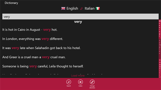 Italian - English screenshot 2