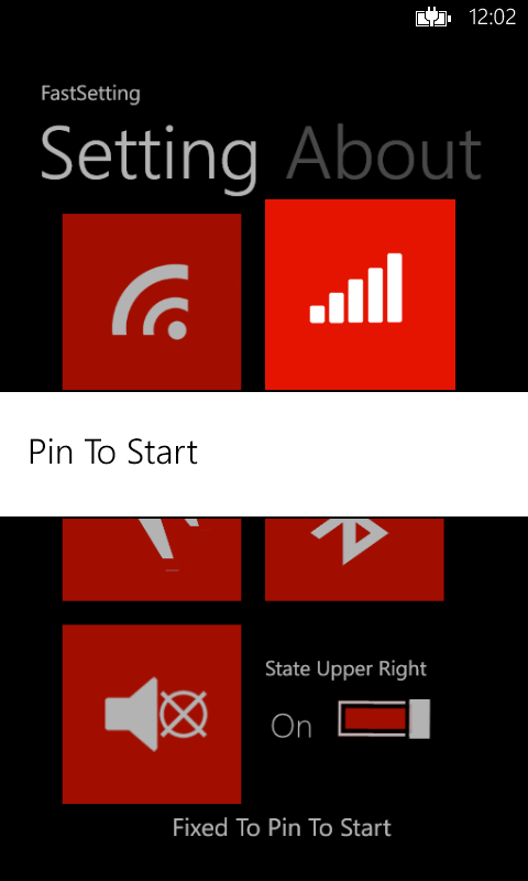 Captura de Pantalla 2 FastSetting windows