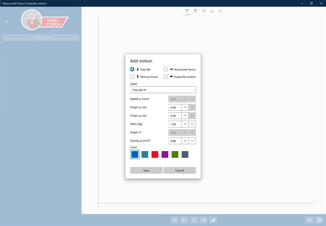 #2. Playing with Physics: Projectile Motions (Windows) By: Vzdělávací centrum Turnov, o.p.s.