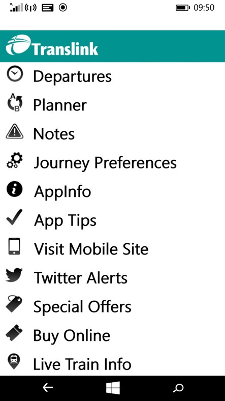 Translink Ni Windows Phone Apps Appagg