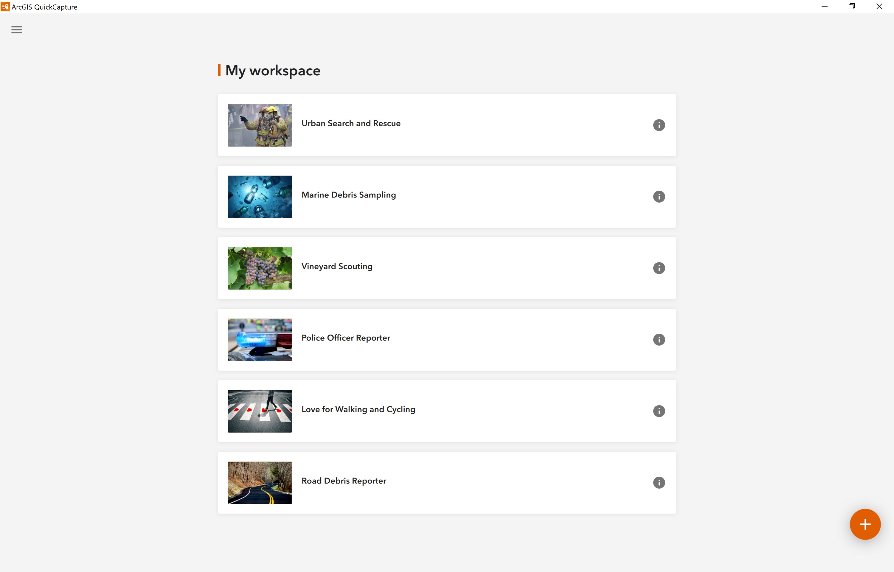 ArcGIS QuickCapture screenshot