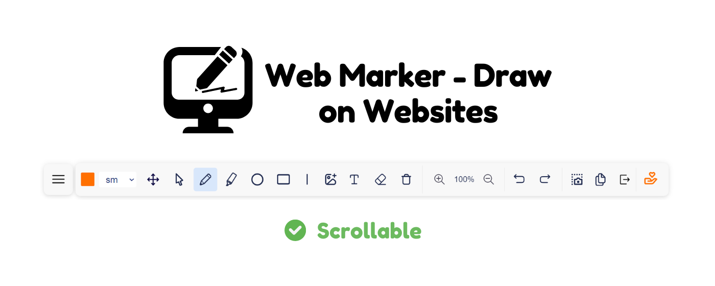 Web Marker - Draw on Websites marquee promo image