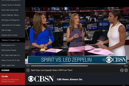CBS News screenshot 1
