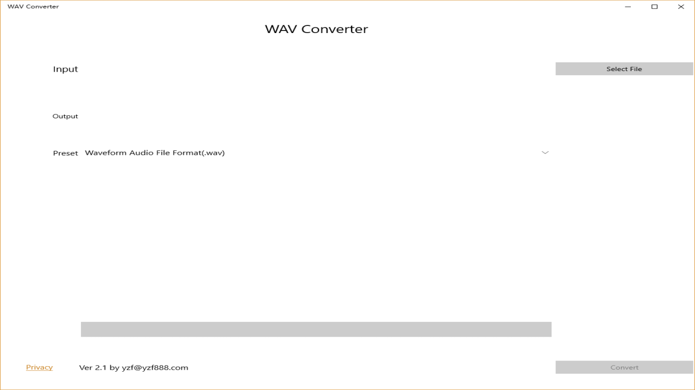 WAV Converter — неофициальное приложение в Microsoft Store