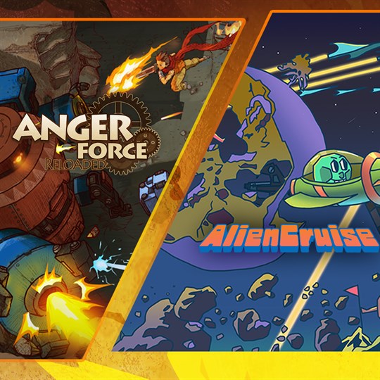 AngerForce and AlienCruise Arcade Shooting Bundle for xbox