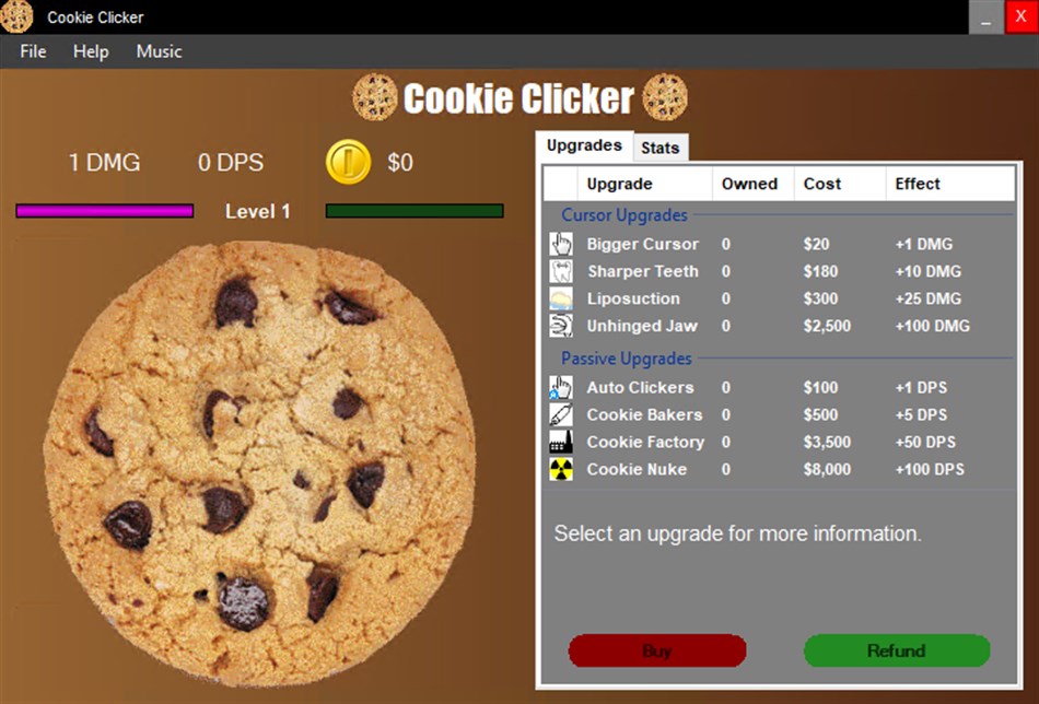 CookieClicker (Windows) بواسطة: Roast247