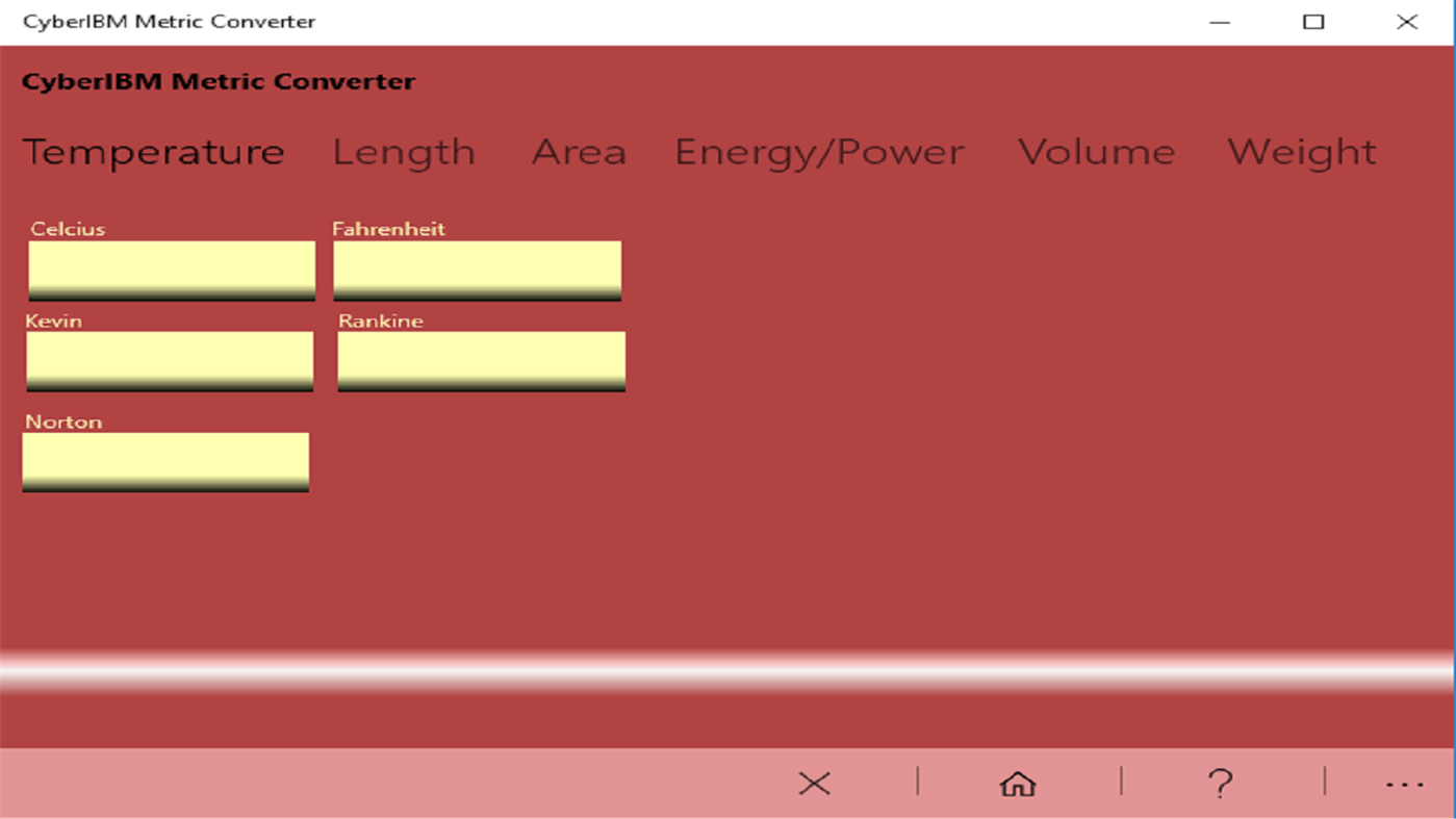 #2. Metric Converter (Windows) 来自: CyberIBM Corporation