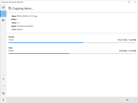 Bluetooth File Transfer (BlueFTP) Screenshots 2